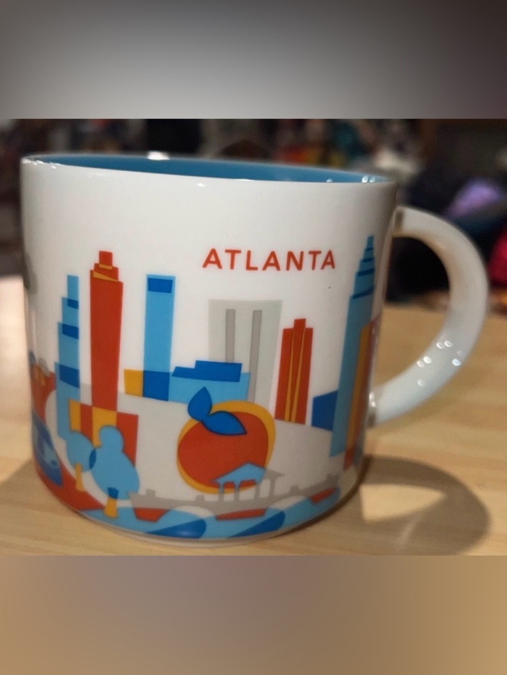 Starbucks Atlanta You Are Here Collection Coffee Mug 14oz YAH EUC!